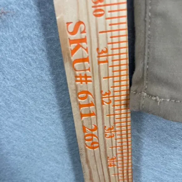 34 Heritage Pants Mens 32x32 Brown Verona Mid Rise Slim Leg Chino Stretch Casual - Picture 9 of 16